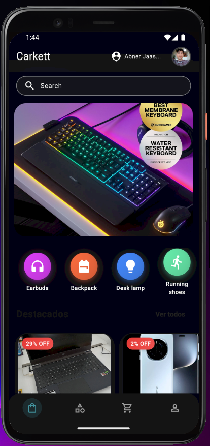 Panel de Control Carkett